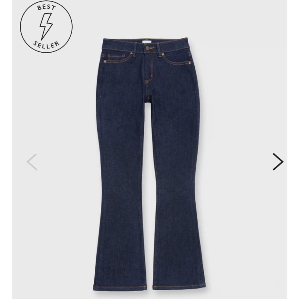 Ann Mashburn Flare Cropped 5 Pocket Jeans size 30